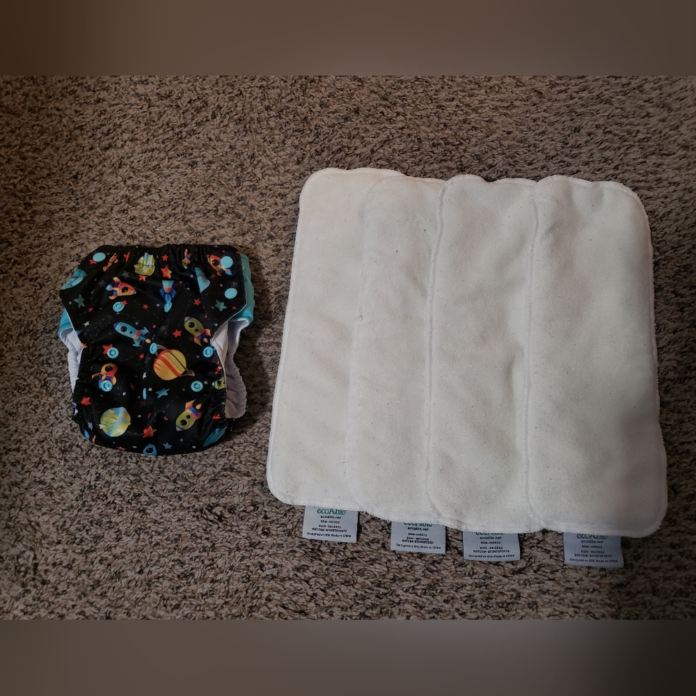 Ecoable Training/Swim Pants Size 2 with 4 Inserts